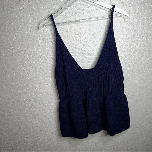 Shein Curve Navy Blue Tank Top - Picture 3 of 6